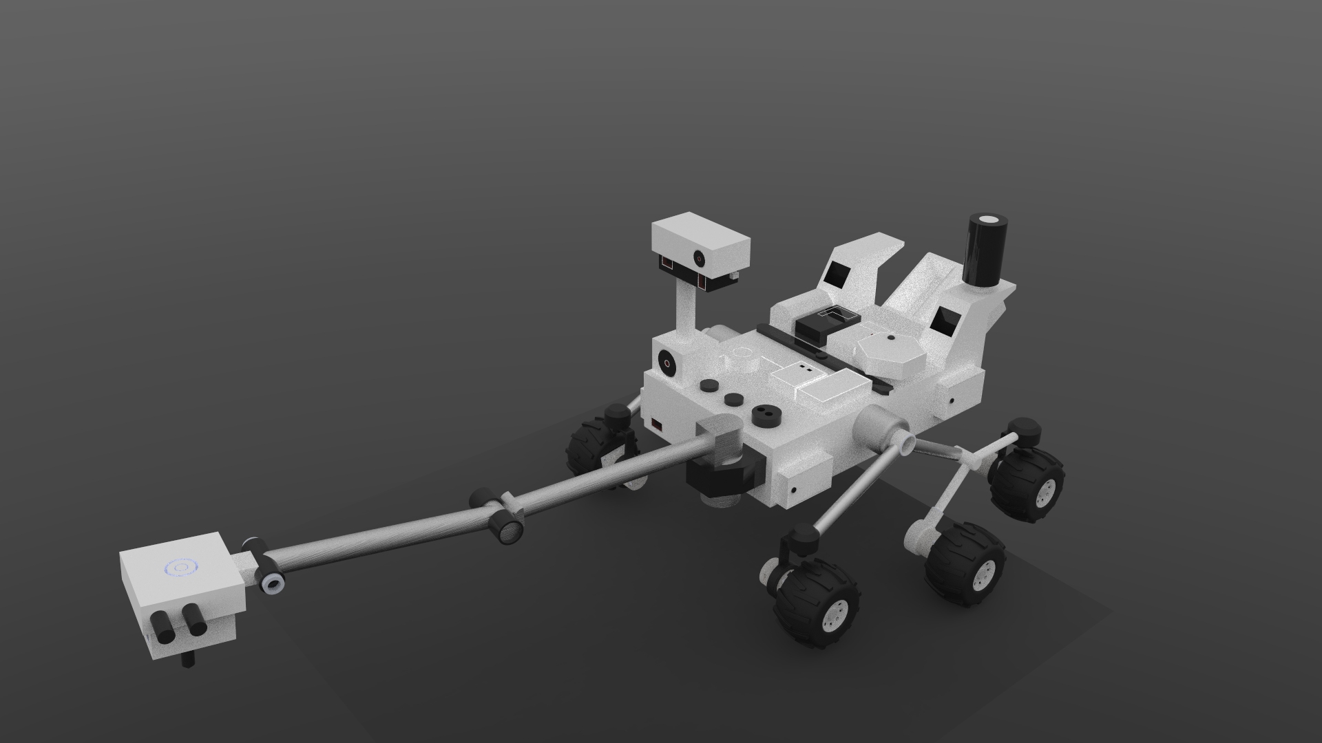 摇杆转向架机器人